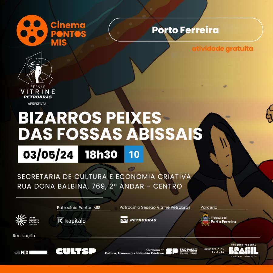 Projeto Pontos MIS exibe o filme “Bizarros Peixes das Fossas Abissais” nesta sexta-feira