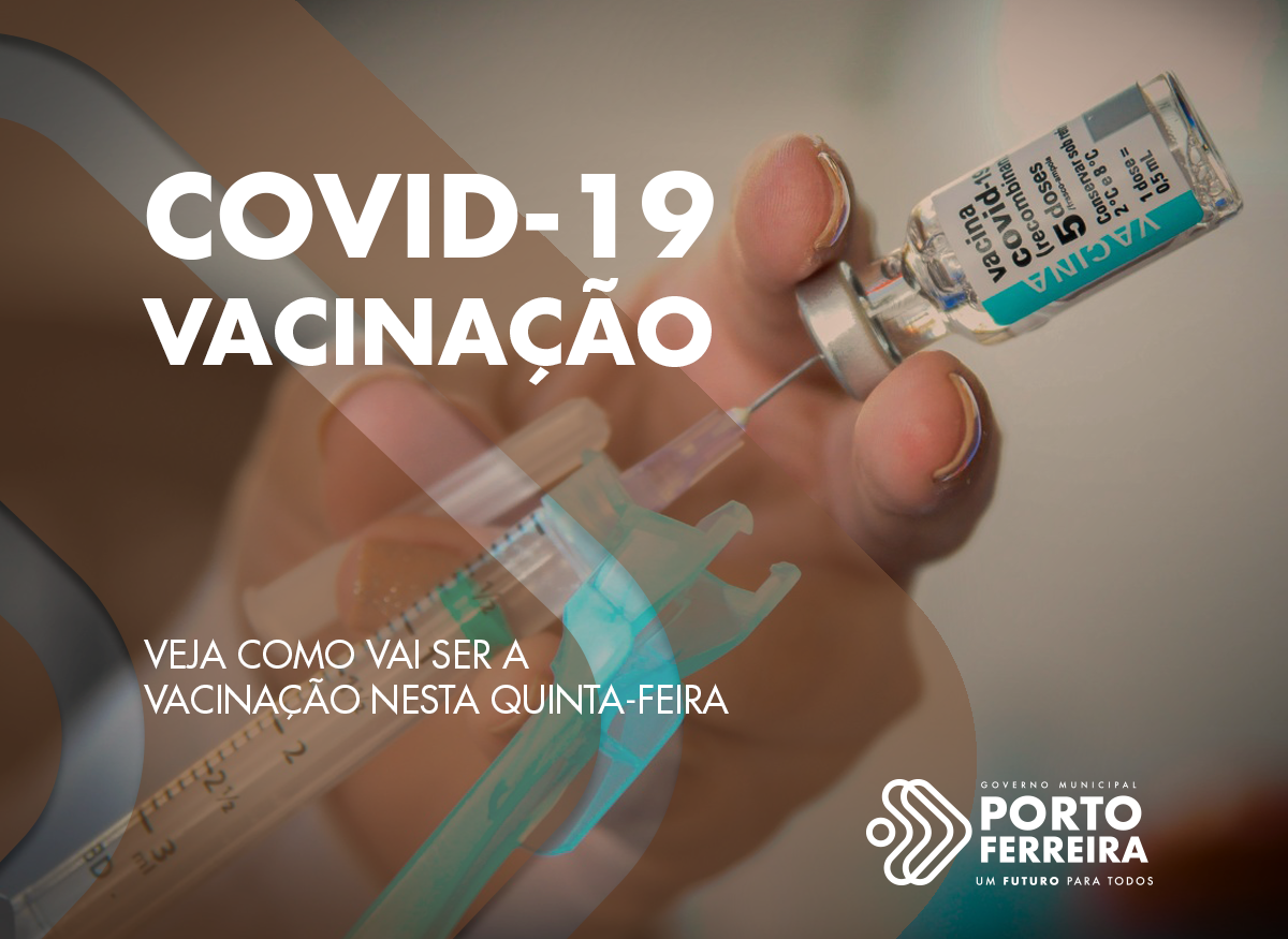 Covid-19 e gripe: veja como será o esquema de vacinação nesta quinta-feira (18.08)