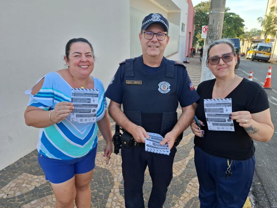 Ronda escolar GCM promove Operação “Escola Segura” na Semana do Trânsito