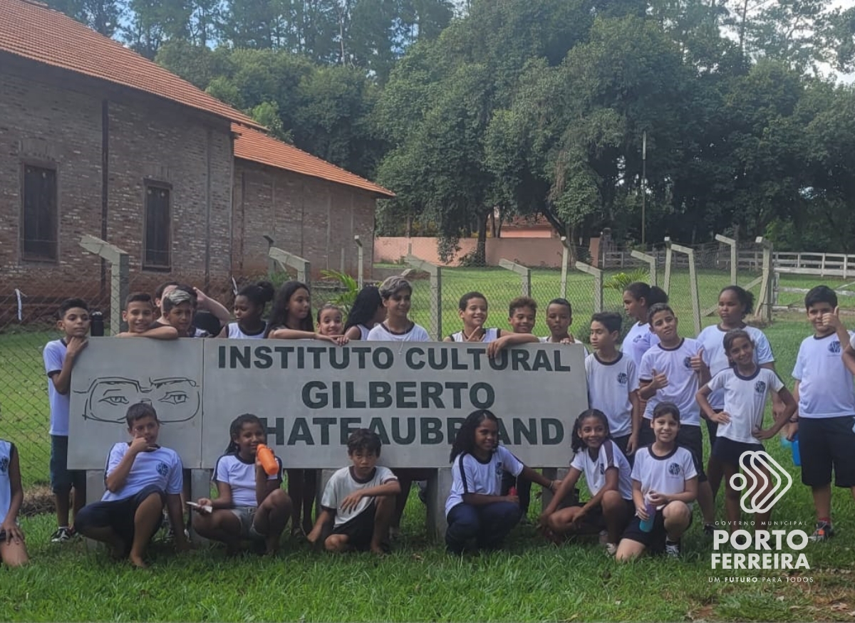 Seduc inicia projeto de visitas para alunos do Ensino Fundamental I ao Instituto Cultural Gilberto Chateaubriand
