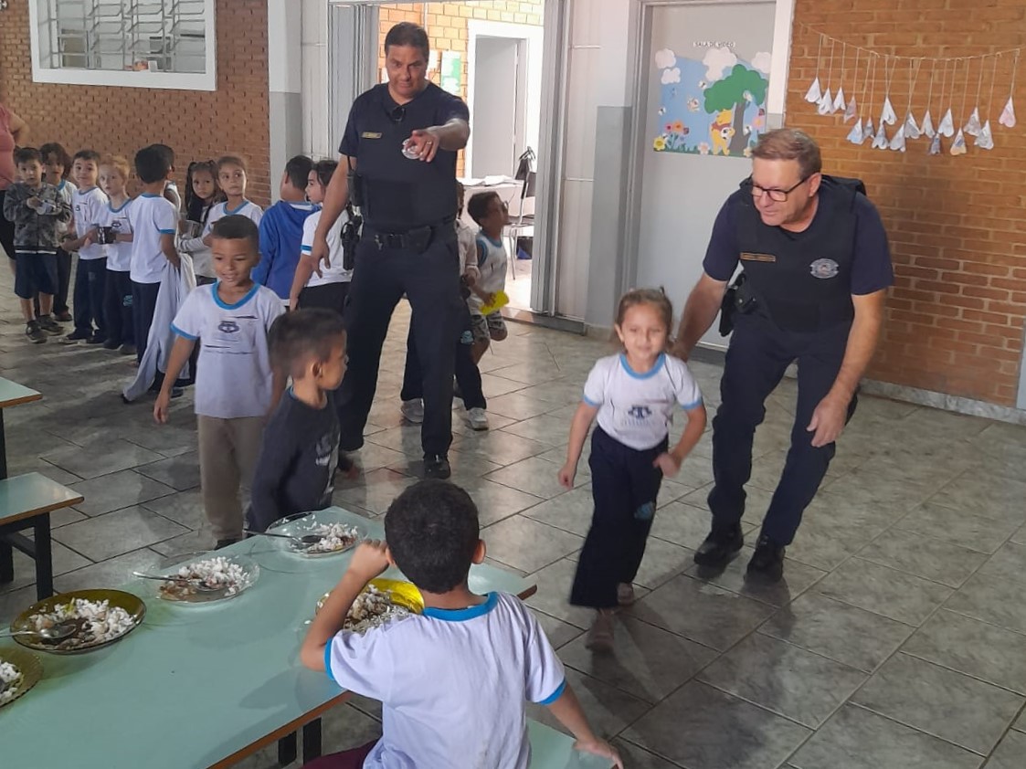 Todo dia é dia de visita da Ronda Escolar da GCM na rede municipal de ensino