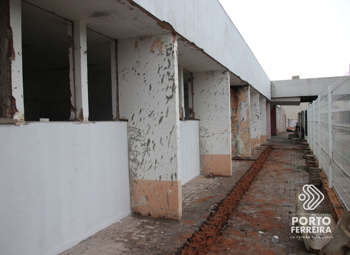 Obras de revitalização da USF Iracema Maria Amélia Perondi (CS-II), no Centro, avançam