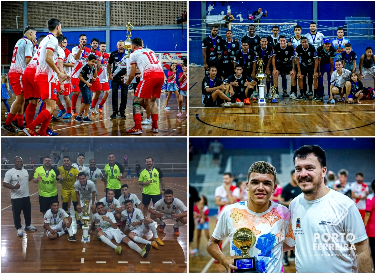 Campeonato Municipal de Futsal chega ao fim com Porto Belo e DVB/Lojas Bonadia campeões