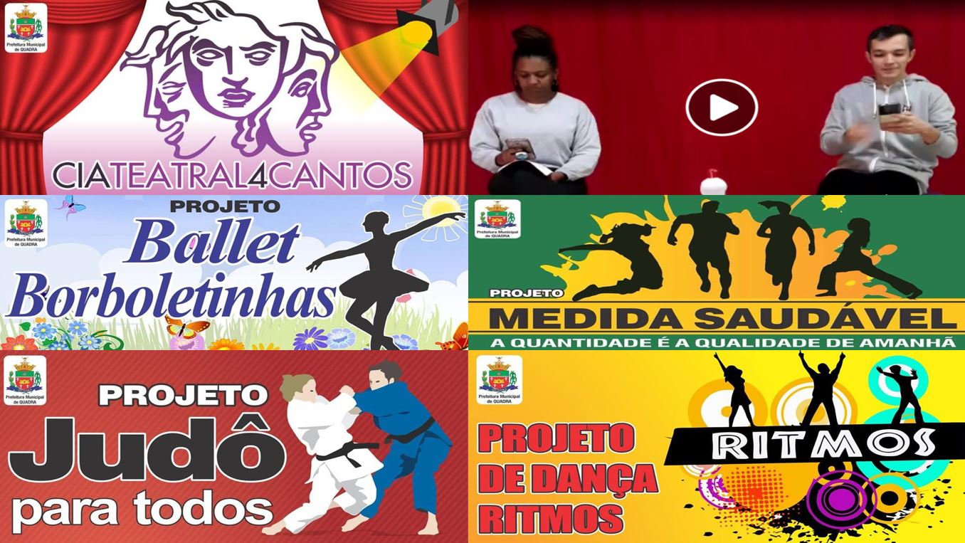 ATIVIDADES ON LINE DA CULTURA BOMBANDO EM QUADRA