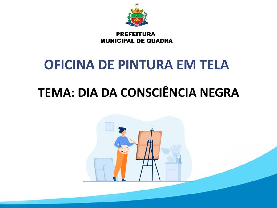 CRAS DE QUADRA REALIZARÁ OFICINA DE PINTURA EM TELA