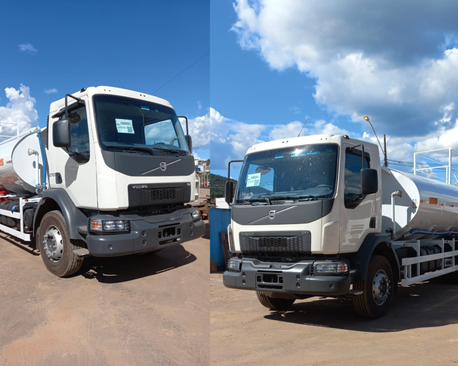 Atendimento qualificado: Prefeitura de Itabirito investe em novos caminhões-pipa