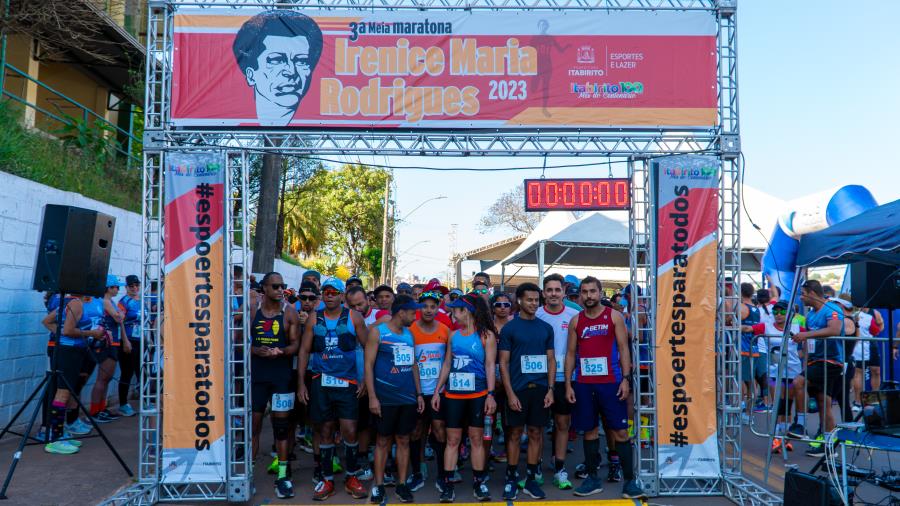 Prefeitura de Itabirito realiza meia-maratona Irenice Maria Rodrigues