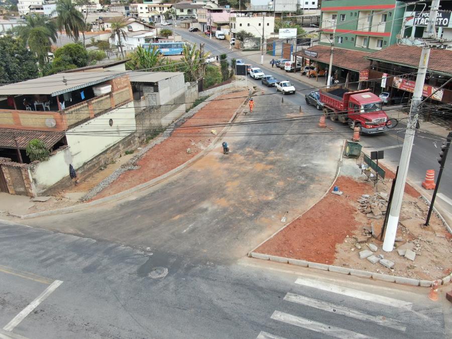 Novo trevo para o São José: Prefeitura de Itabirito realiza obras na região