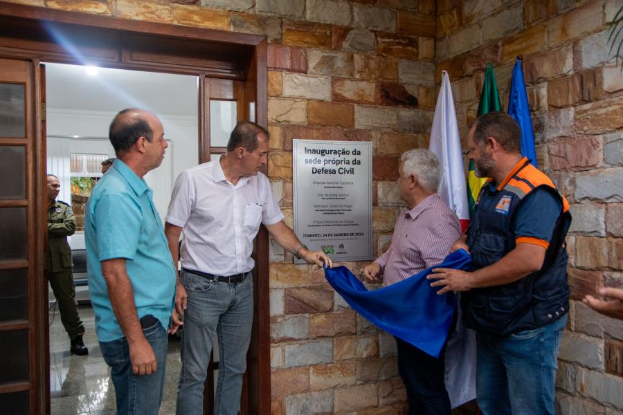 Prefeitura de Itabirito inaugura sede própria da Defesa Civil Municipal