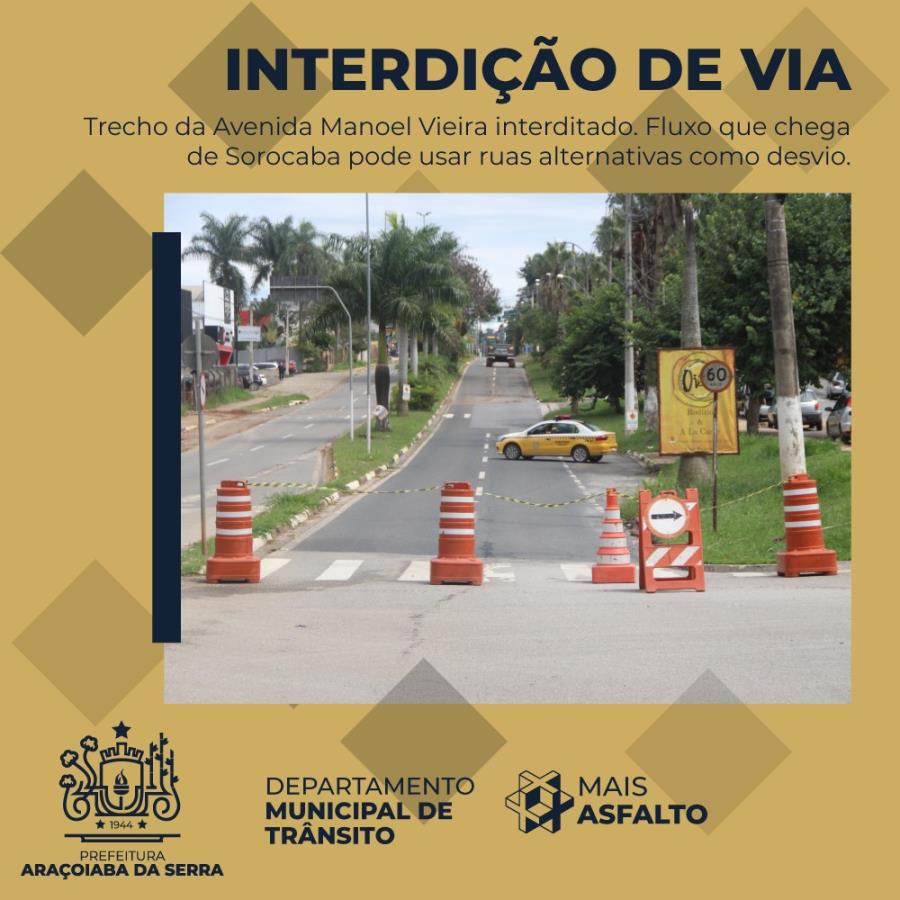 Via Interditada Prefeitura De Araçoiaba Da Serra 5788