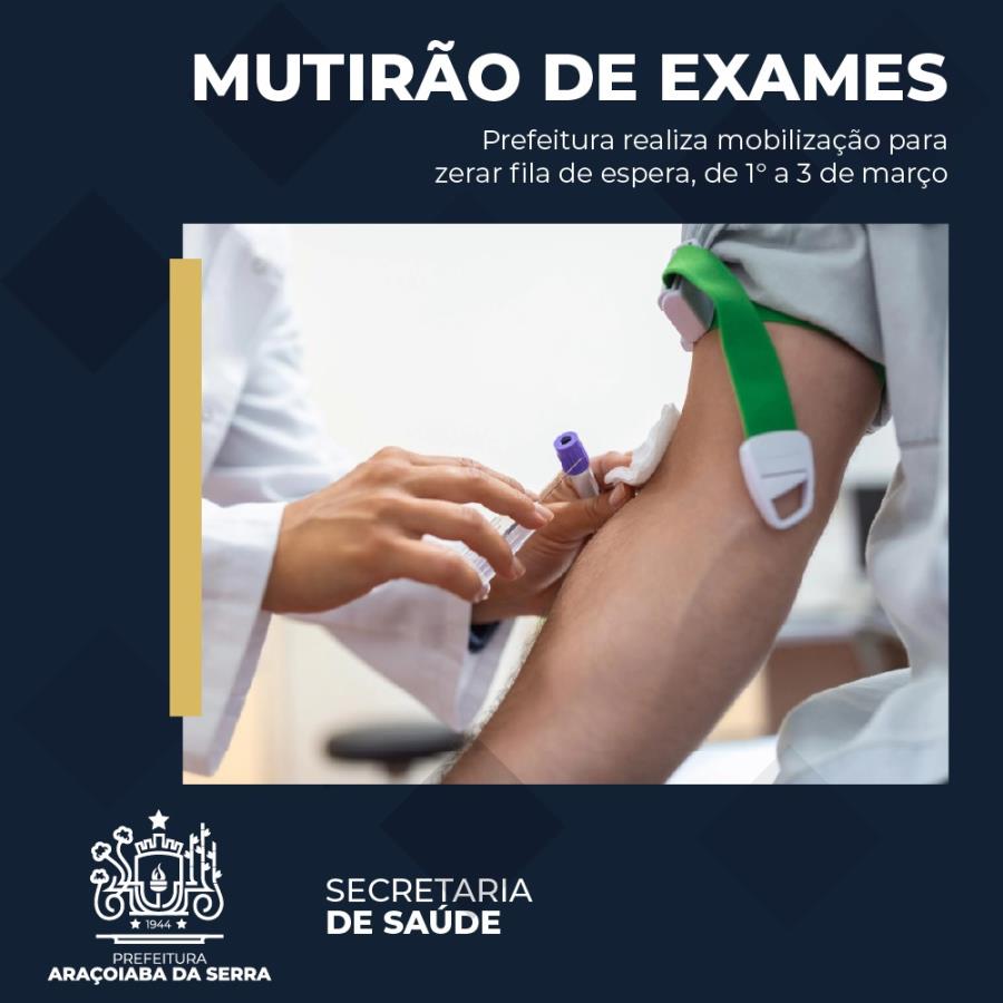 Mutirão De Exames Prefeitura De Araçoiaba Da Serra 0248