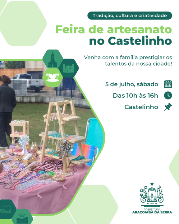Feira de Artesanato no Castelinho