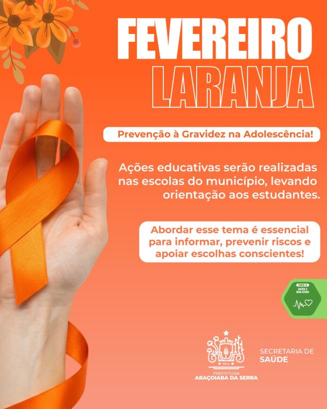 Fevereiro Laranja: prevenção e orientação para adolescentes