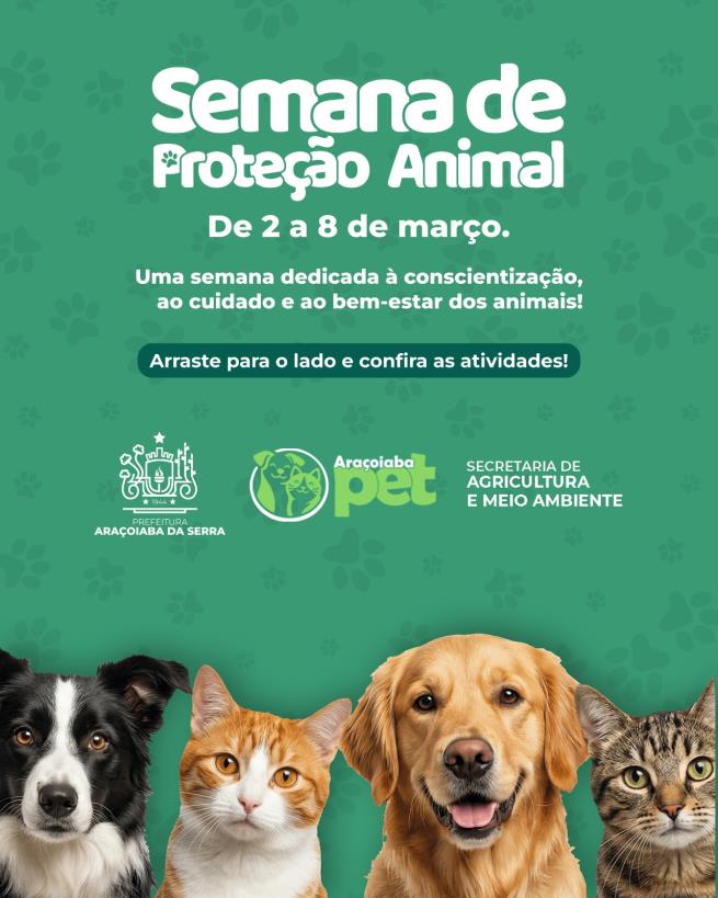 Semana de Proteção Animal 2026