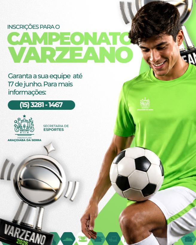 Campeonato Varzeano 2026 – Inscrições Abertas