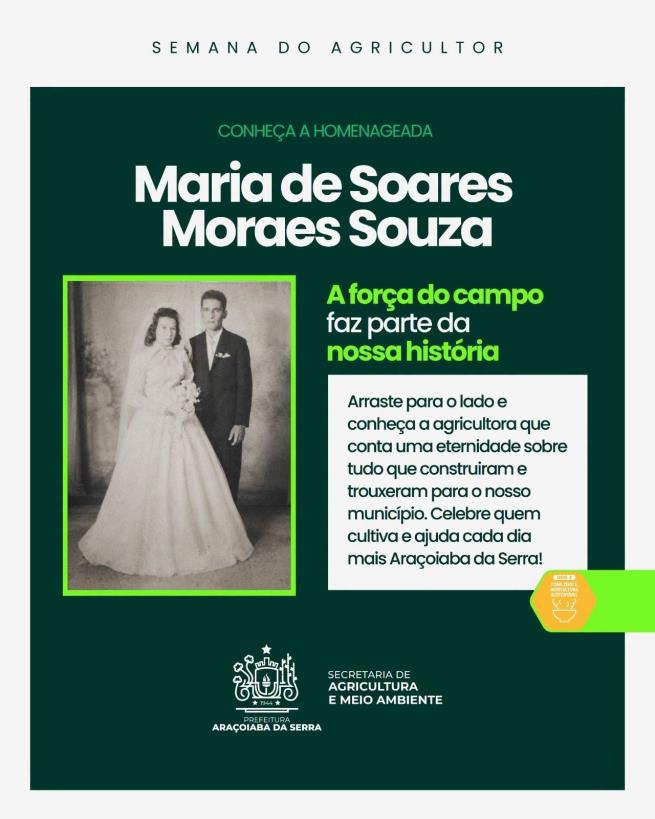 Maria de Soares Moraes Souza: uma história de força e dedicação ao campo