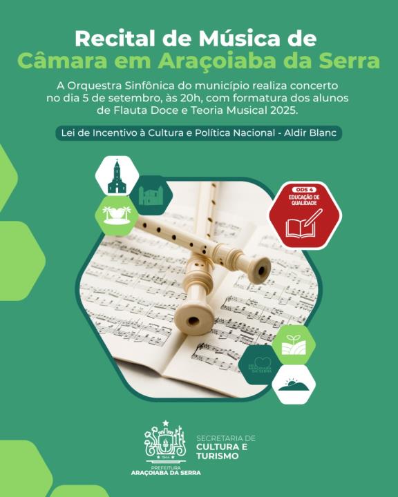 Recital de Música de Câmara em Araçoiaba da Serra
