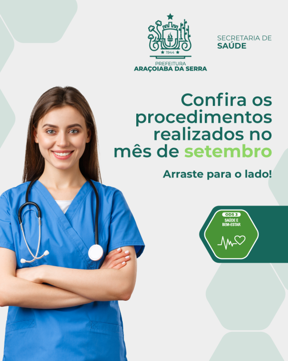 Resumo das Ações de Saúde – Setembro