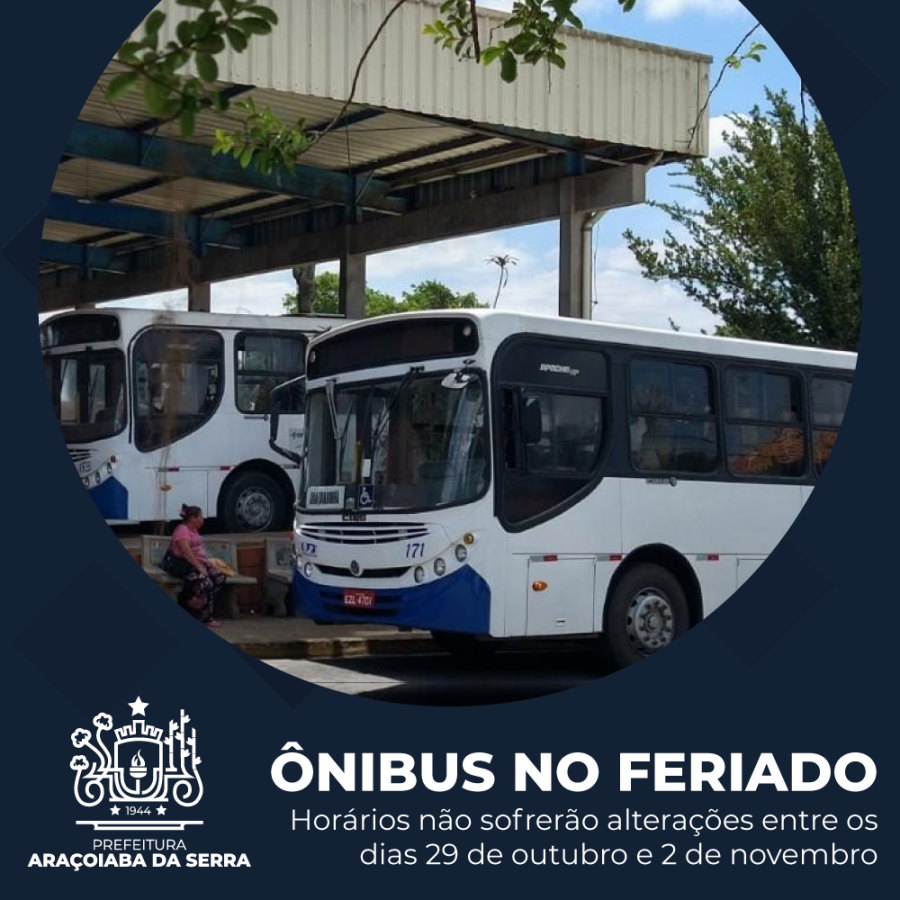 Horário de ônibus - Finados