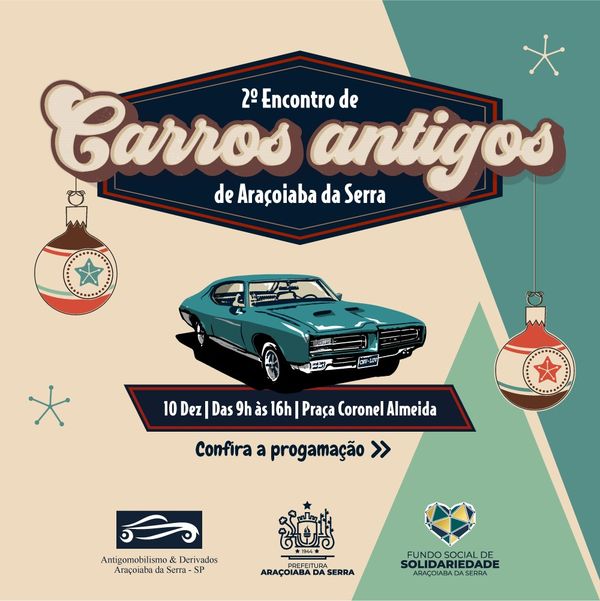 2º Encontro de Antigomobilismo de Araçoiaba da Serra!