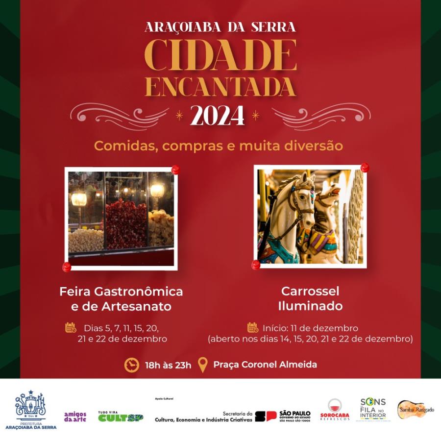 Feira Gastronômica, de Artesanato e Carrossel Iluminado - Natal 2024