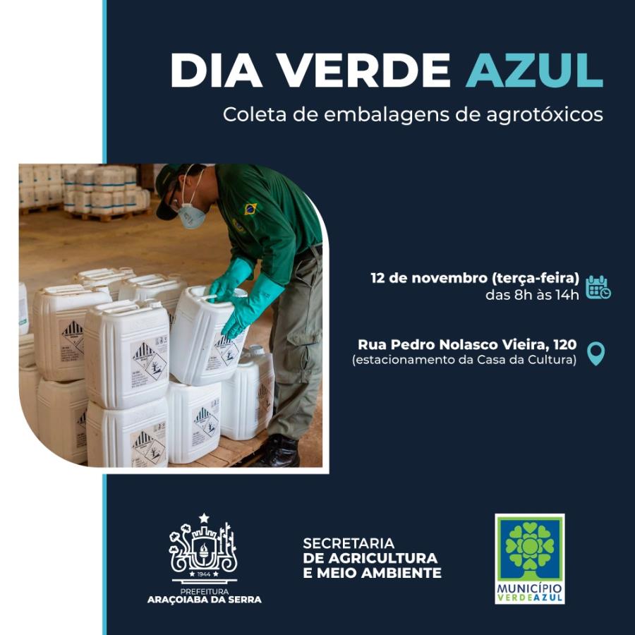 DIA VERDE AZUL - Coleta de Embalagens de Agrotóxicos