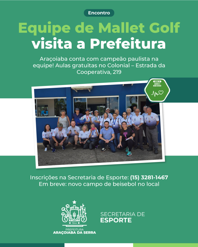 Araçoiaba Investe no Mallet Golf e Amplia Oportunidades Esportivas