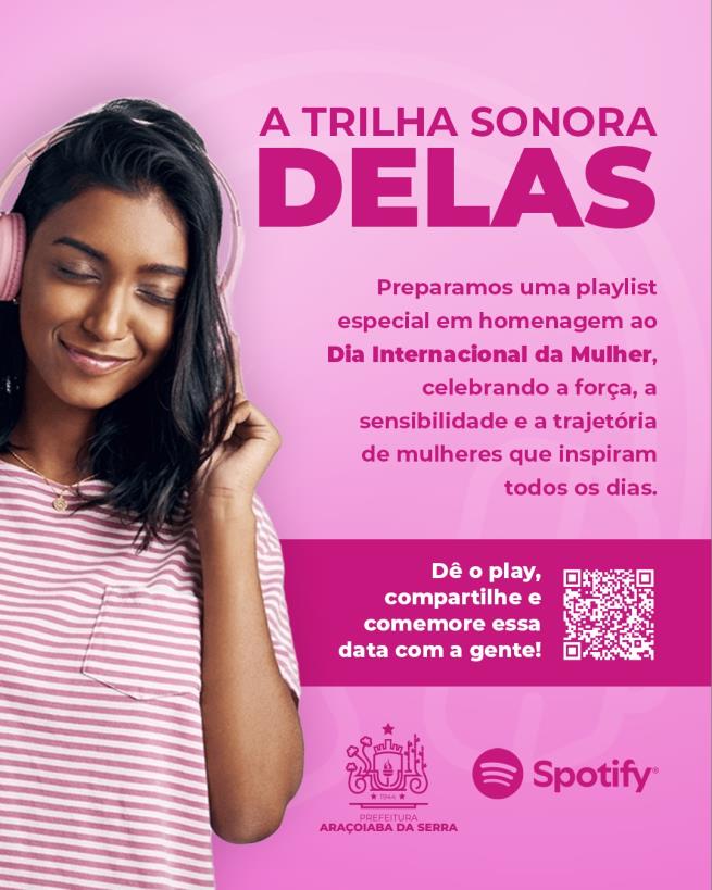 Playlist Especial em Homenagem ao Dia das Mulheres