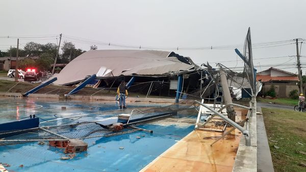 Araçoiaba da Serra afetada pelo temporal