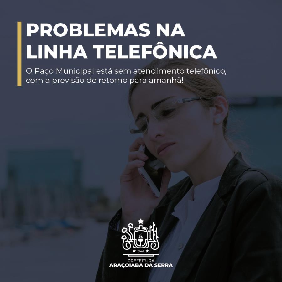 Problemas na Linha Telefônica