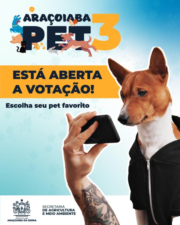 As votações para o Meu Pet Bem na Foto 3 estão abertas!