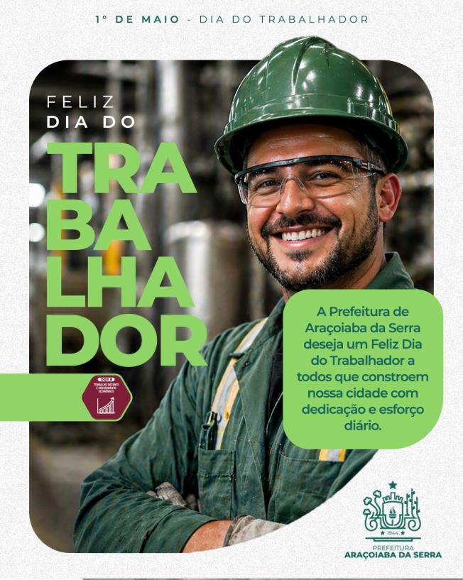 Dia do Trabalhador celebra dedicação e contribuição de todos os profissionais