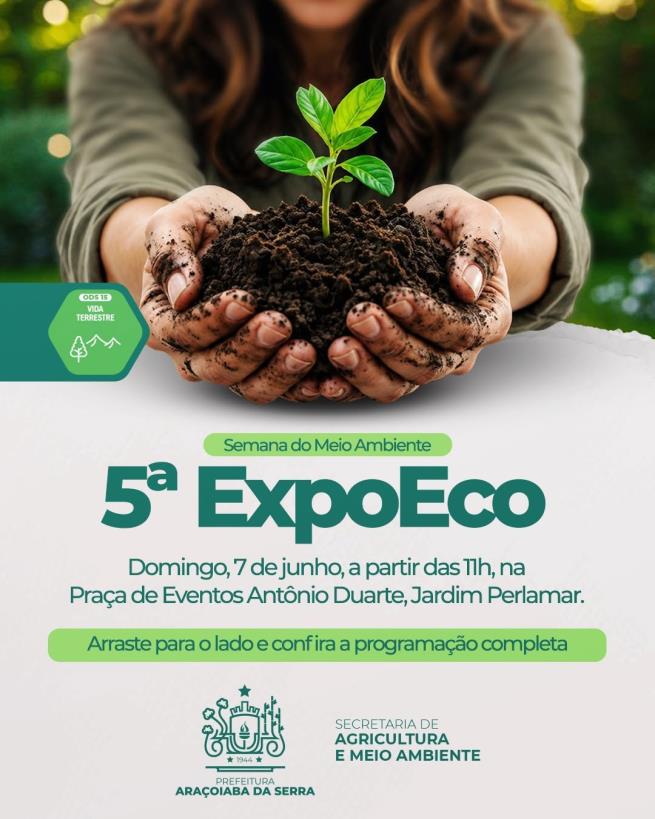ExpoEco chega à 5ª edição com atrações ambientais, feira e shows de rock