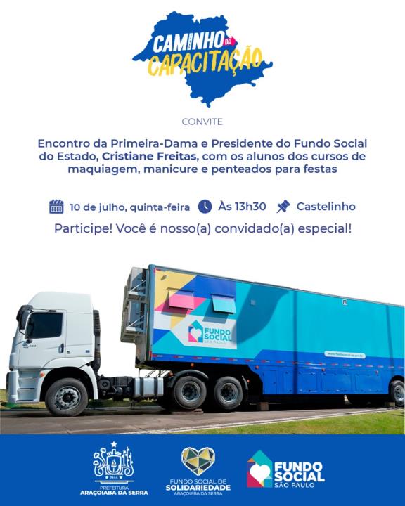 Primeira-Dama do Estado visita Araçoiaba da Serra