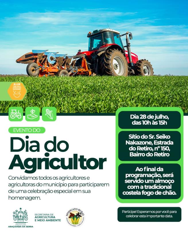 Evento em Homenagem ao Dia do Agricultor