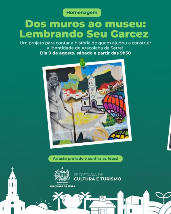 Museu José Pinto Recebe Homenagem a Garcez com Arte Urbana