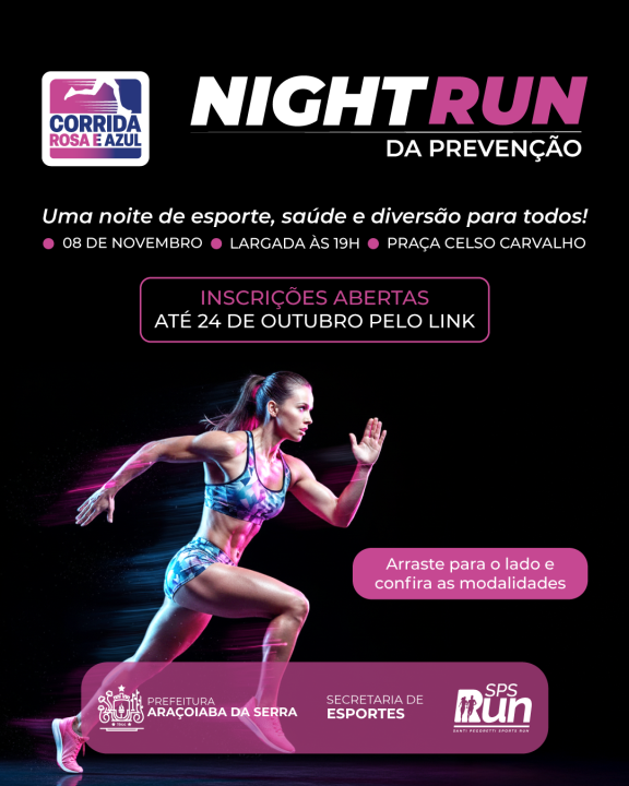 Night Run da Prevenção 2025: uma noite de esporte, saúde e diversão