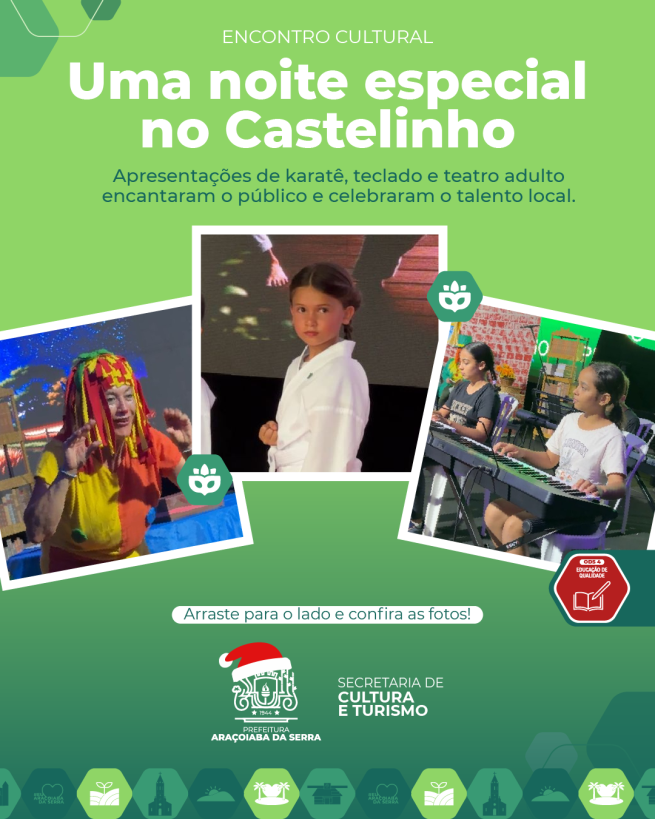 Talento local brilha em apresentações no Parque Castelinho