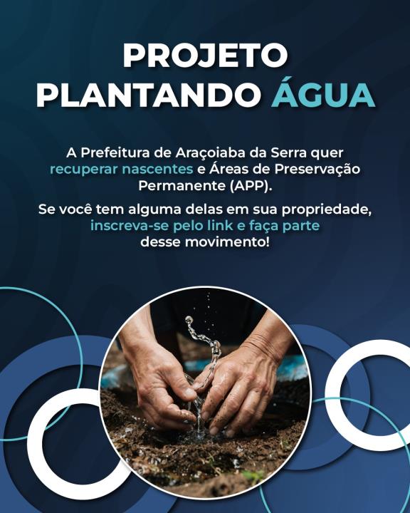 Projeto Plantando Água