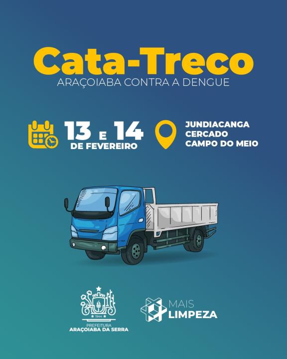 Cata-treco - 13 e 14 de fevereiro