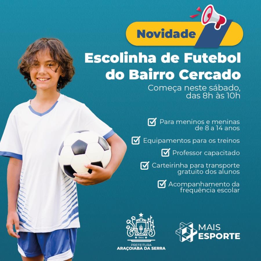 Qual a idade certa para entrar na escolinha de futebol?