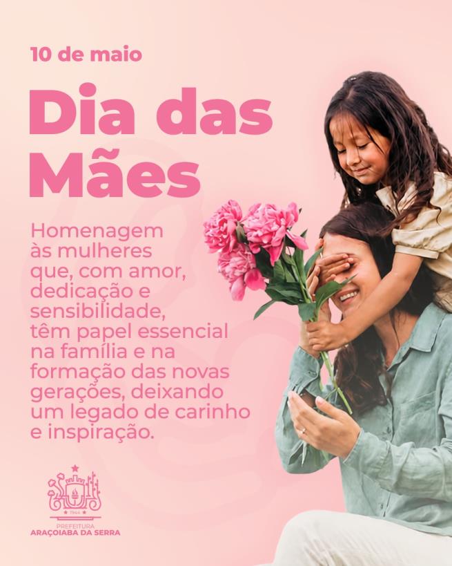 Feliz dia das mães