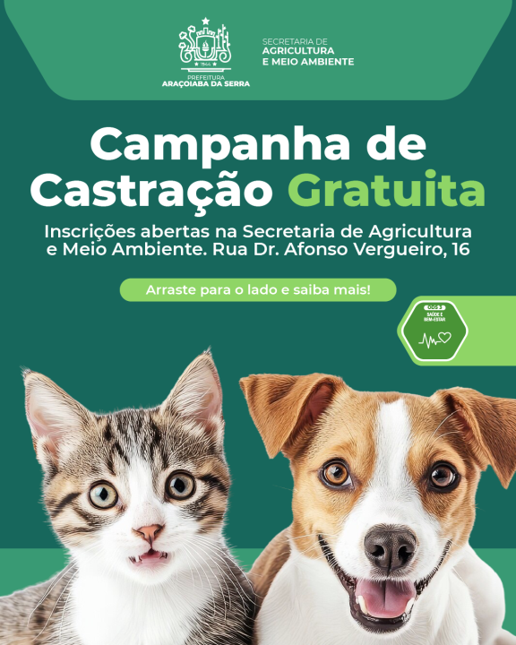 Campanha de Castração Gratuita