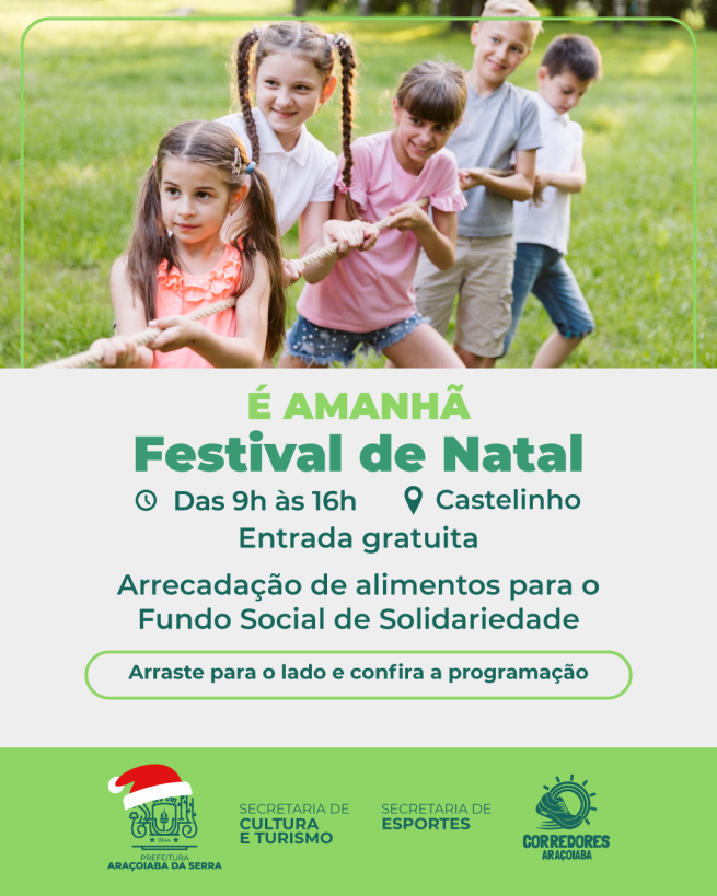 Festival de Natal no Castelinho
