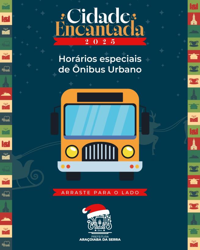 Horários Especiais de Ônibus para o Natal 2025
