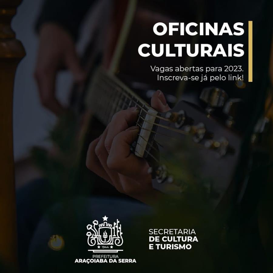 Oficinas Culturais Gratuitas