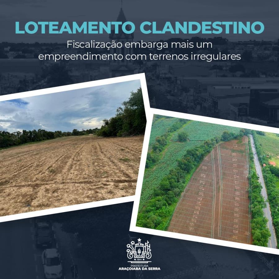Loteamento Clandestino!