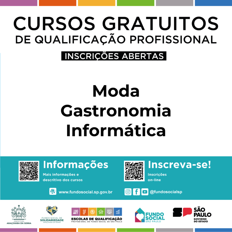 Cursos Fundo Social