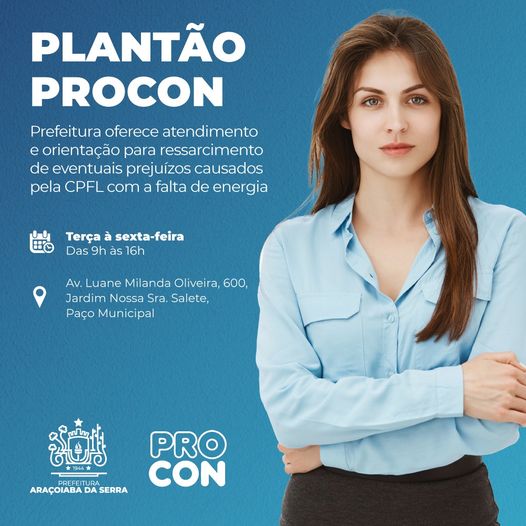 Plantão do Procon!