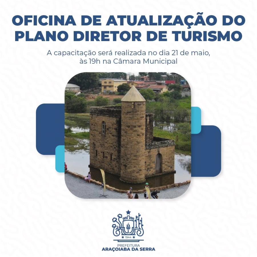 Oficina para atualizar o Plano Diretor de Turismo Municipal.